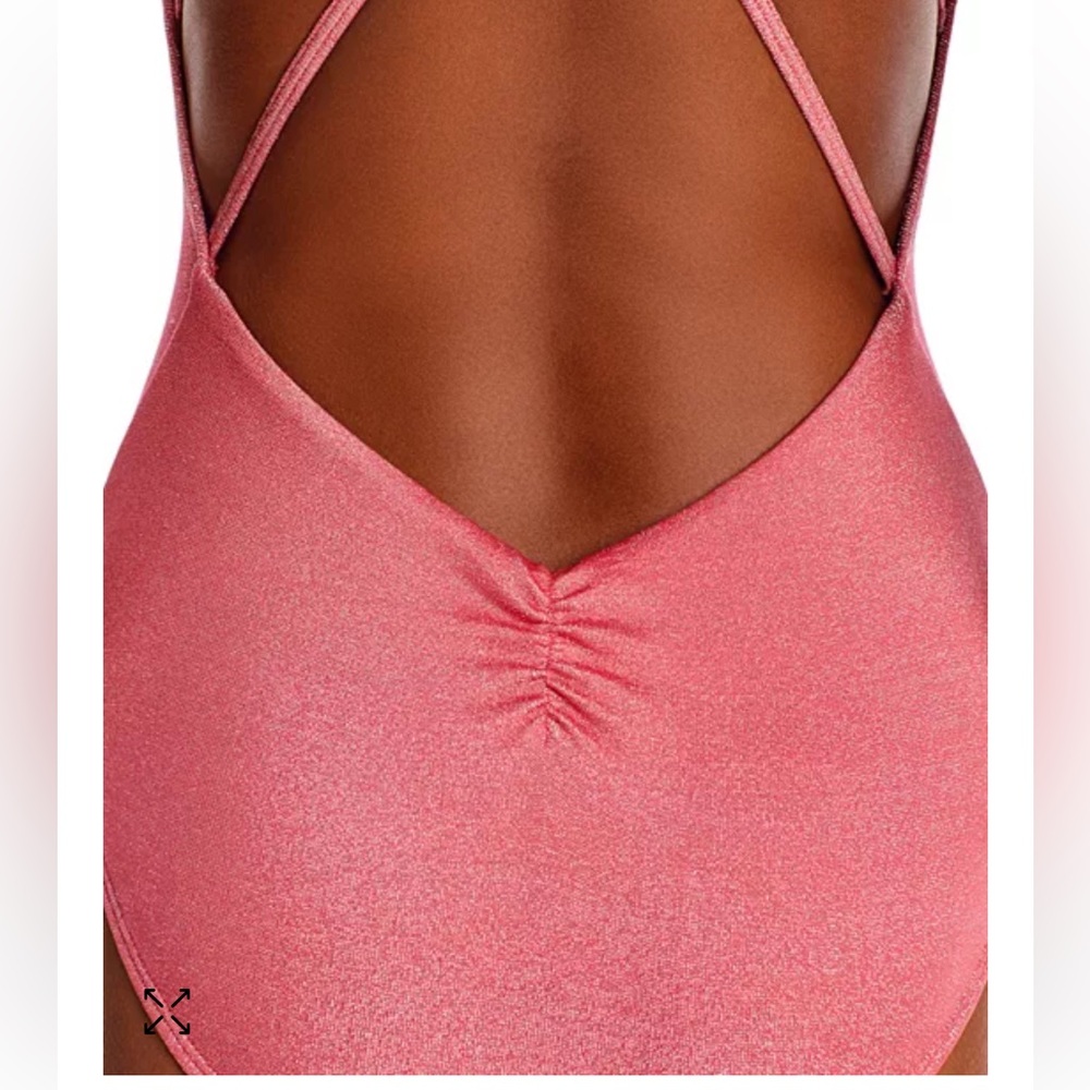Peixoto Pink One-Piece Swimsuit with Double Straps - Picture 6 of 16
